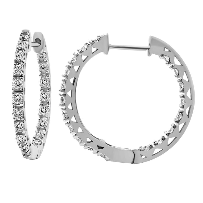 Yvette Ann Earrings 1.0 Ct. T.W. - New World Diamonds - Earrings