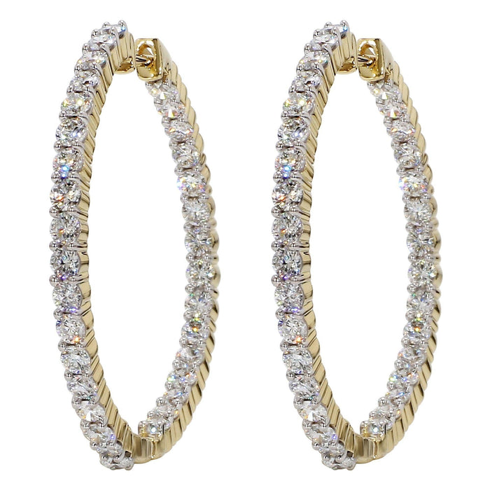 Yvette Earrings 4.0 Ct. T.W. - New World Diamonds - Earrings