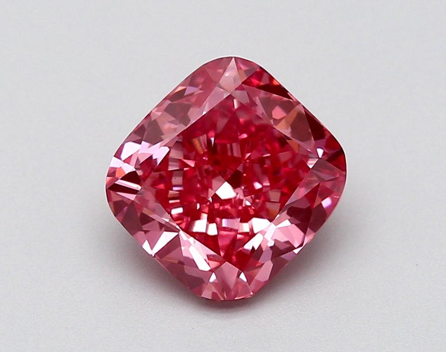 2Ct Vivid Pink VS1 IGI Certified Cushion Lab Grown Diamond fine jewelry, engagement rings for fashion and gifts