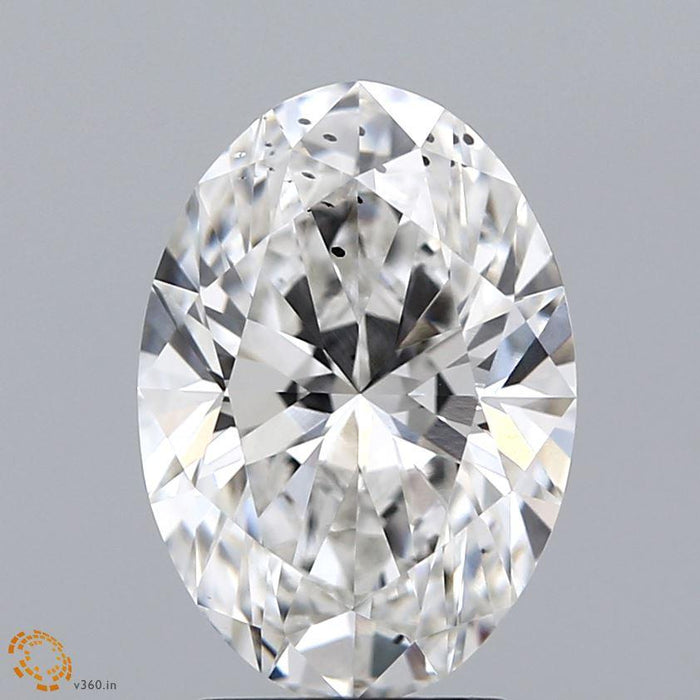 3.02Ct F SI1 IGI Certified Oval Lab Grown Diamond - New World Diamonds - Diamonds