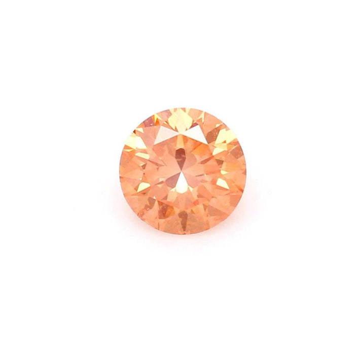 0.63Ct Deep Orange SI1 IGI Certified Round Lab Grown Diamond - New World Diamonds - Diamonds