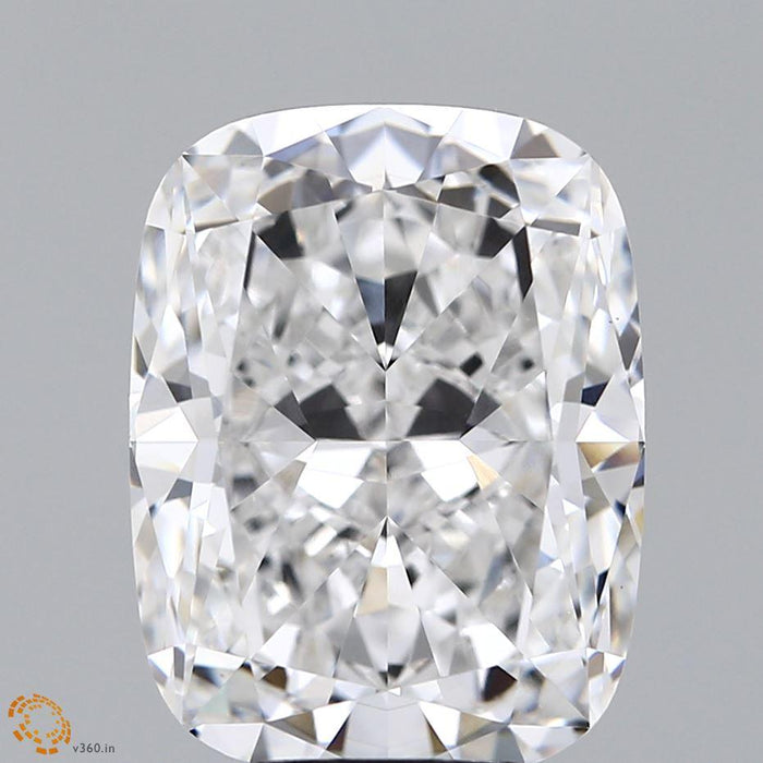 Loose 5.79 Carat E VS1 GIA Certified Lab Grown Cushion Diamonds