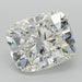 Loose 2.52 Carat E VS1 GCAL Certified Lab Grown Cushion Diamonds