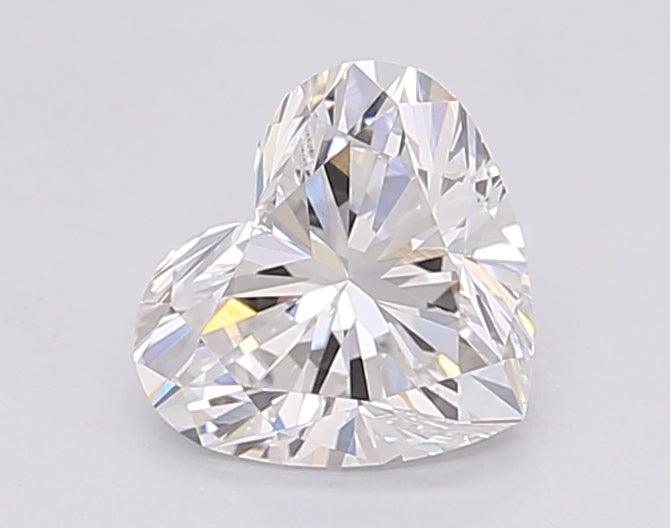 1.04Ct F VS1 IGI Certified Heart Lab Grown Diamond - New World Diamonds - Diamonds