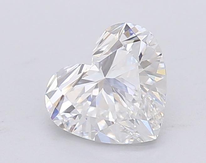 1Ct F VS1 IGI Certified Heart Lab Grown Diamond - New World Diamonds - Diamonds