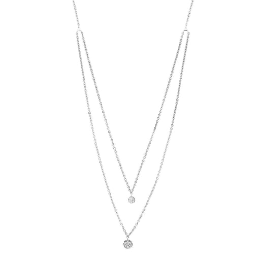 Double Drop Diamond Pendant 1/2Ctw - Pendant - gemstone - jewelry