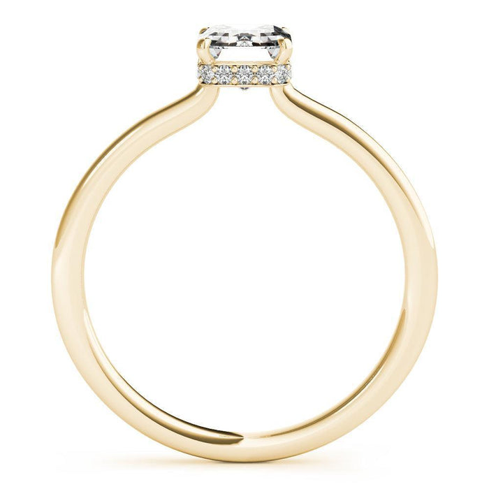 Vintage Christina Emerald Engagement Ring 1.0 Ct IGI Certified - New World Diamonds - Ring